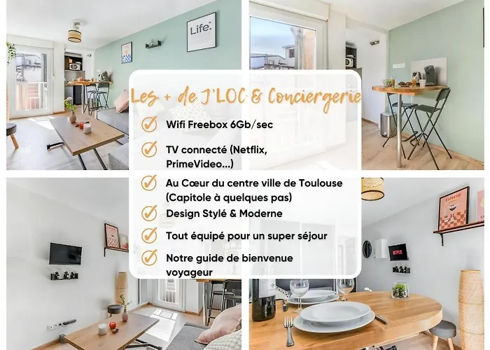 Centre Equipe, Netflix & Fibre アパート